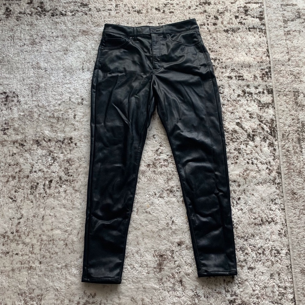Express Faux Leather High Waisted Pants